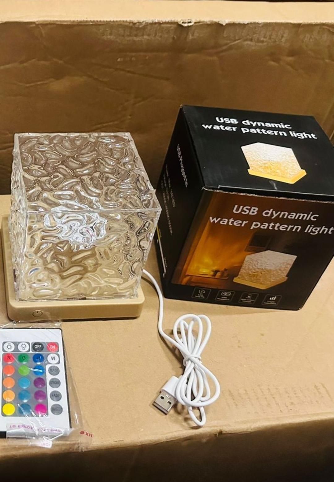 Water Ripple Night Light Aura Lamp